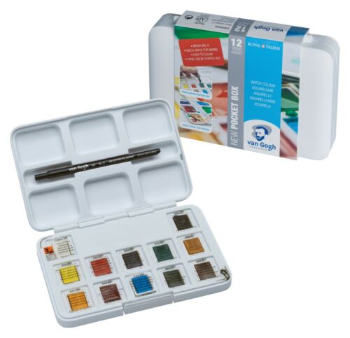 SET VAN GOGH 12 WATER COLOUR KUTI PLASTIKE