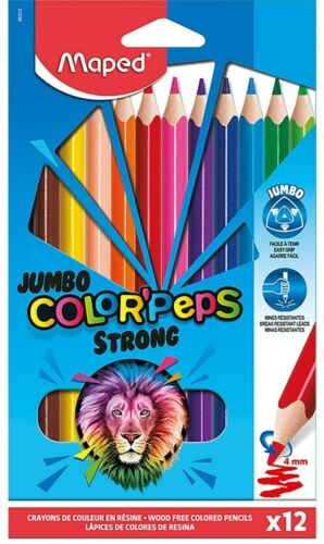 COLOR PEPS 12 STRONG JUMBO MAPED