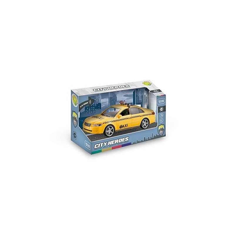 LODER MAKINE CITY HEROES YOUNG DRIVERS 1:16 TAXI E VERDHE