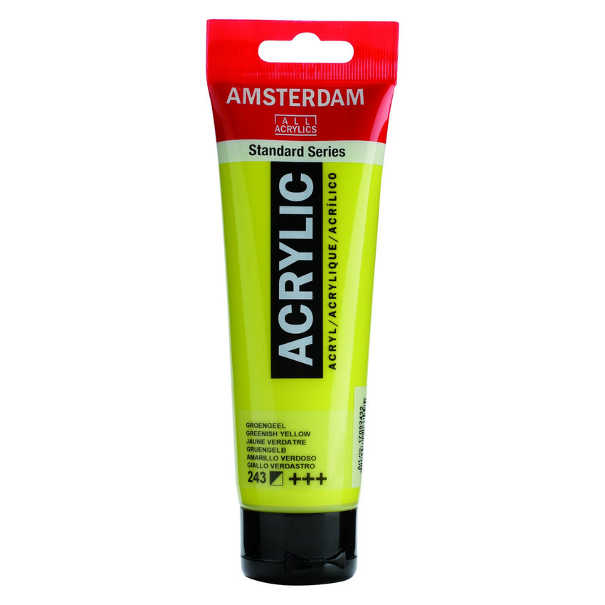 AKRILIK 120ML ROYAL TALENS AMSTERDAM GREENISH YELLOW 243