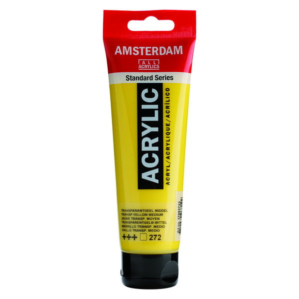 AKRILIK 120ML ROYAL TALENS AMSTERDAM YELLOW MEDIUM 272