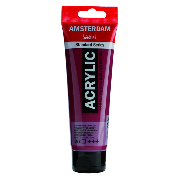 AKRILIK 120ML ROYAL TALENS AMSTERDAM PERMANENT RED VIOLET 567