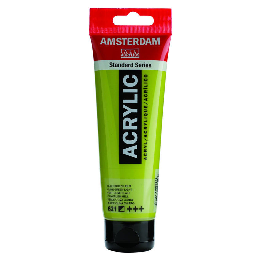 AKRILIK 120ML ROYAL TALENS AMSTERDAM OLIVE GREEN LIGHT 621