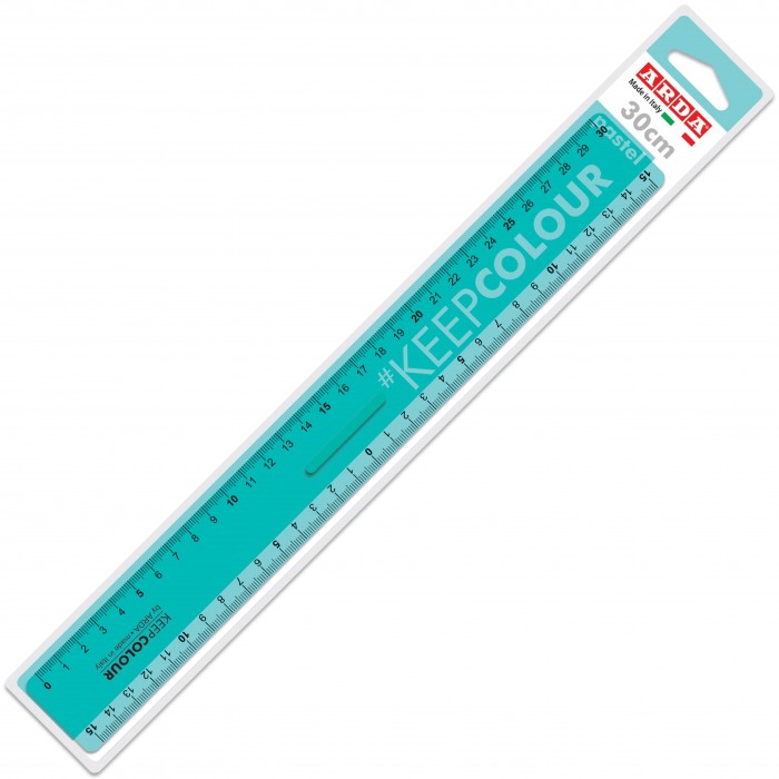 FINGERGRIP RULER KEEP COLOUR PASTEL 30 CM