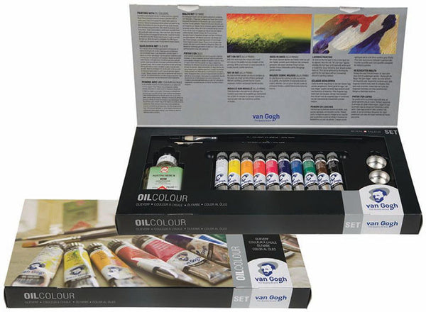 SET MIX OIL COLOUR 10X20GR VAN GOGH