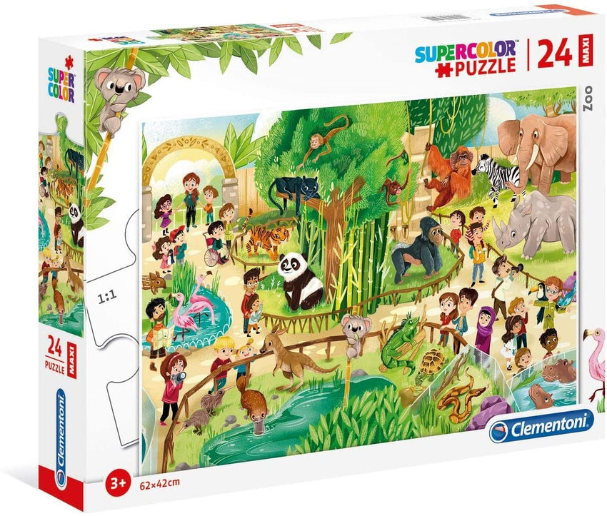 LODER PUZZLE MAXI 24 CP CLEMENTONI ZOO