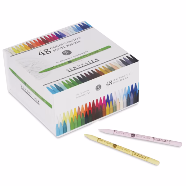 Set of 48 pastel pencils