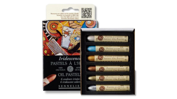 SET 6 OIL PASTELS SENNELIER IRIDESCENT