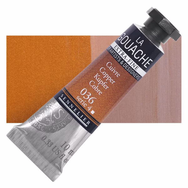 LA GOUACHE EXTRA-FINE 10 ML SENNELIER COPPER 036 S4