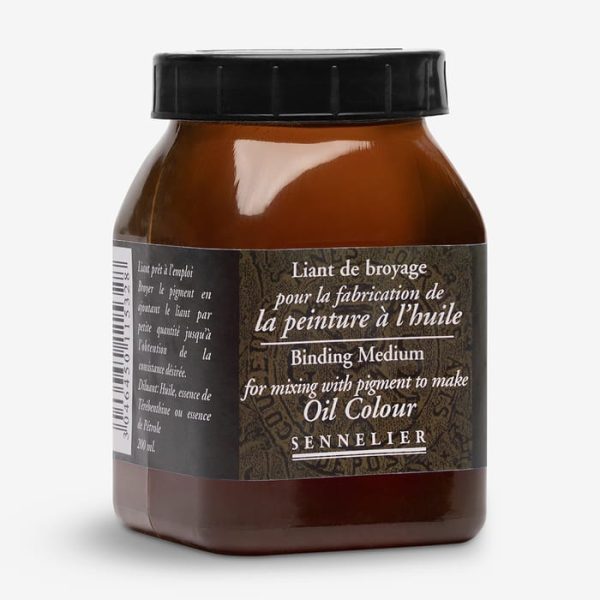 Oil paint binding medium 200 ml jar