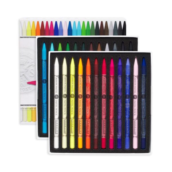 Set of 24 pastel pencils